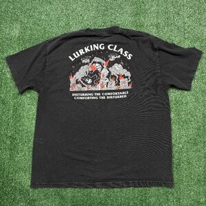 Lurking Class Sketchy Tank T Shirt Men's Size XL Black Short Sleeve